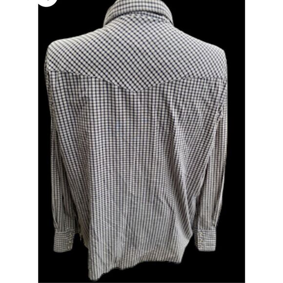 Wrangler Western Shirt Men’s XL Pearl Snap Button Font and Coffs.  Yellowstone C - Picture 6 of 10